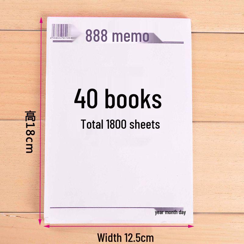 Thickened Tearable Sticky Notes 888 - Draft Notebook & Memo Pad