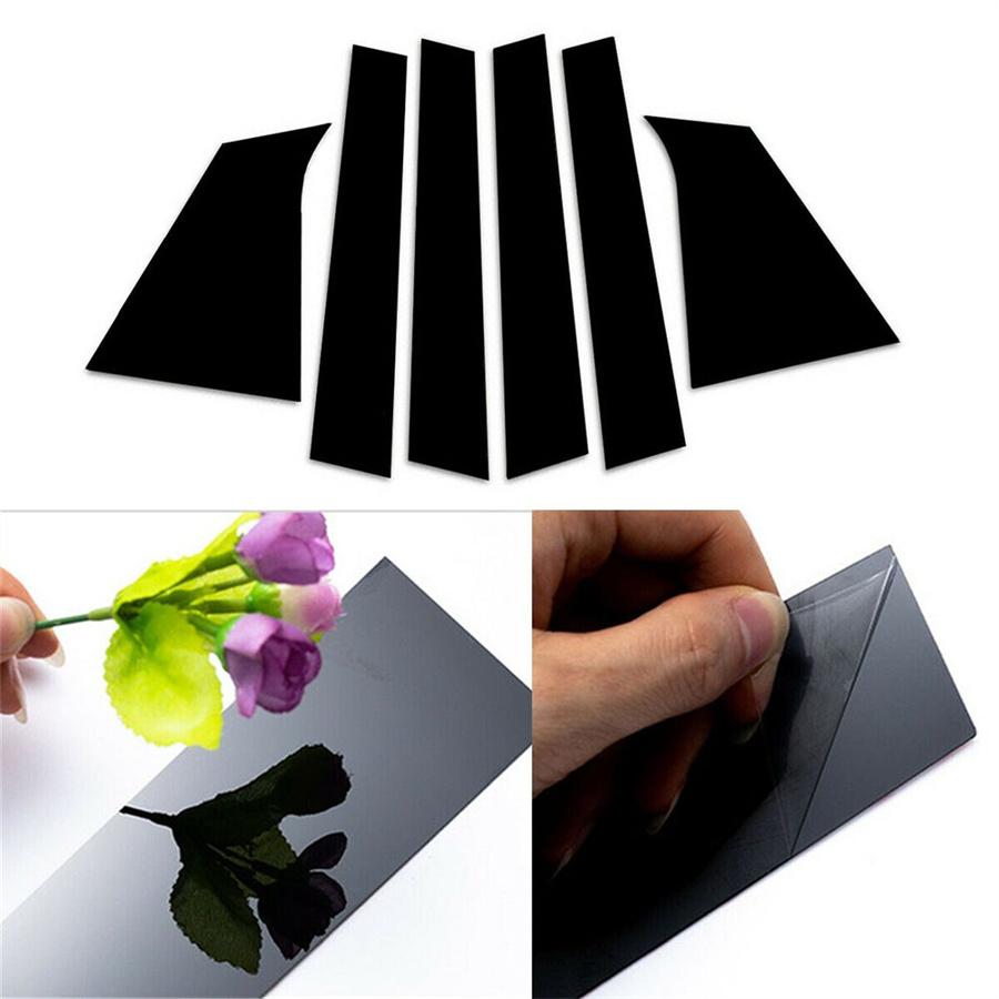 For 2016-2021 Chevrolet Malibu Door Trim Pillar Posts Black Cover Decorations