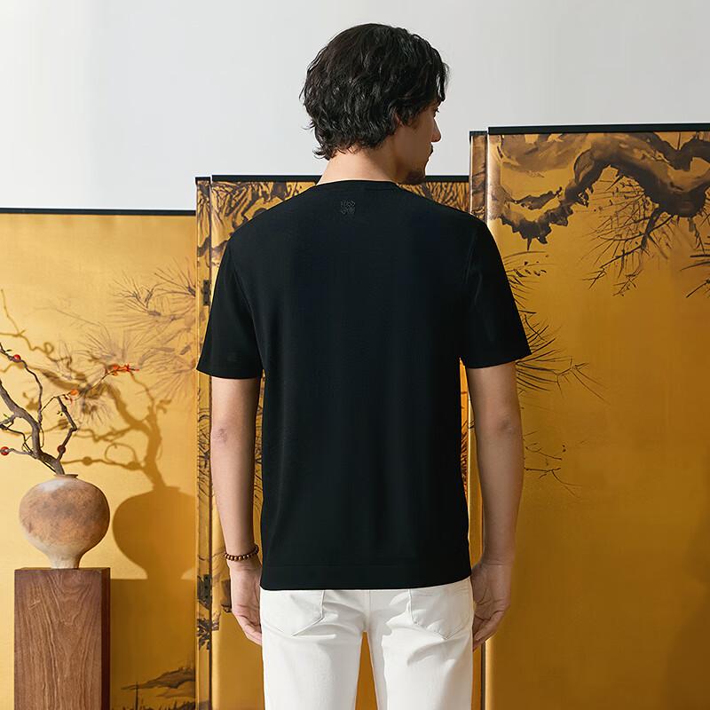 Septwolves Men s Summer Round Neck Print Short Sleeve T-shirt XL