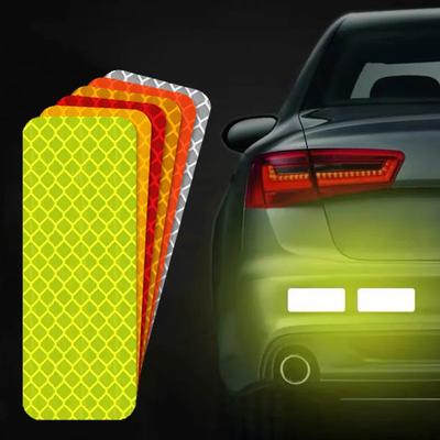 10*Autocollants de porte de voiture Autocollant Moto Vélo Pare-chocs Autocollants Réfléchissants Avertissement Autocollants Réflecteurs Extérieur Auto Accessoires de Voiture