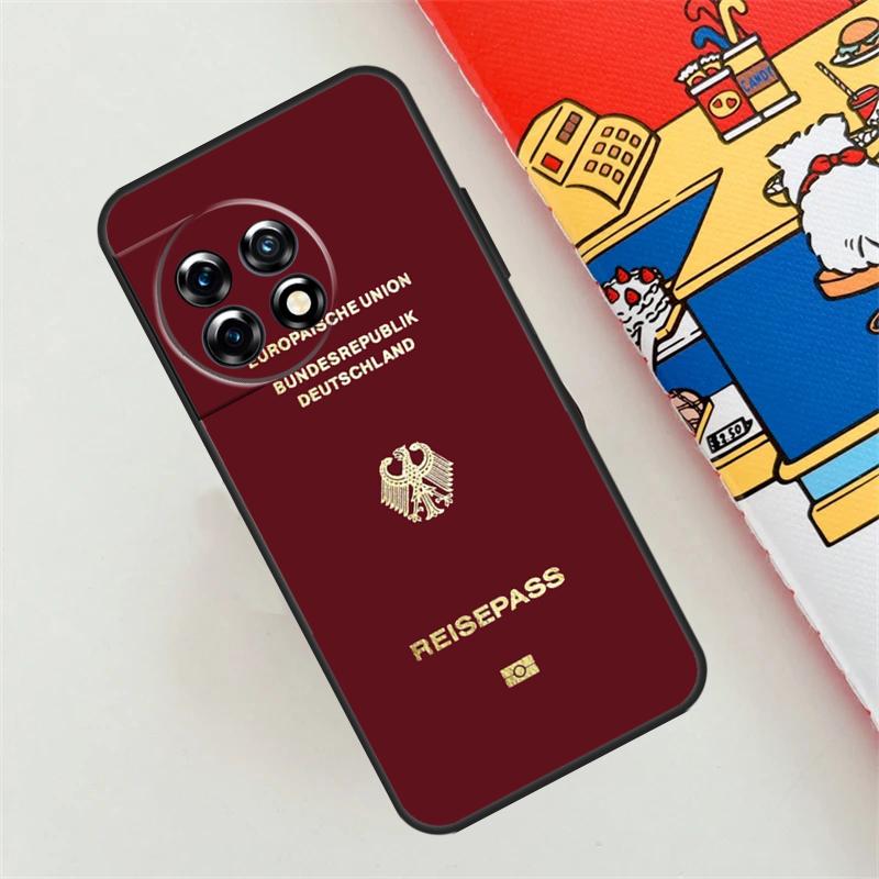 Deutsches Italienisches Französisches Reisepassetui Für OnePlus 10T 8T 12R 10R 9R 12 11 10 9 Pro Nord CE 4 2 Lite N10 N20 N30 Nord 3 Hülle