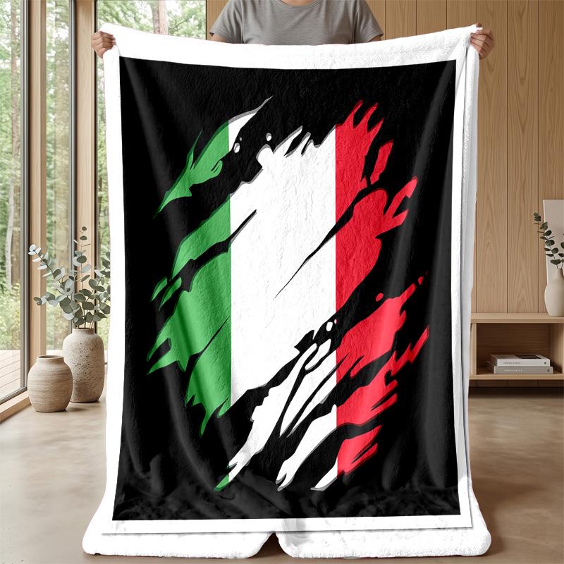 Italy Theme blanket Soft Flannel Blanket Plush Throw Blanket Cozy Sofa Bed Blanket for Home Decor