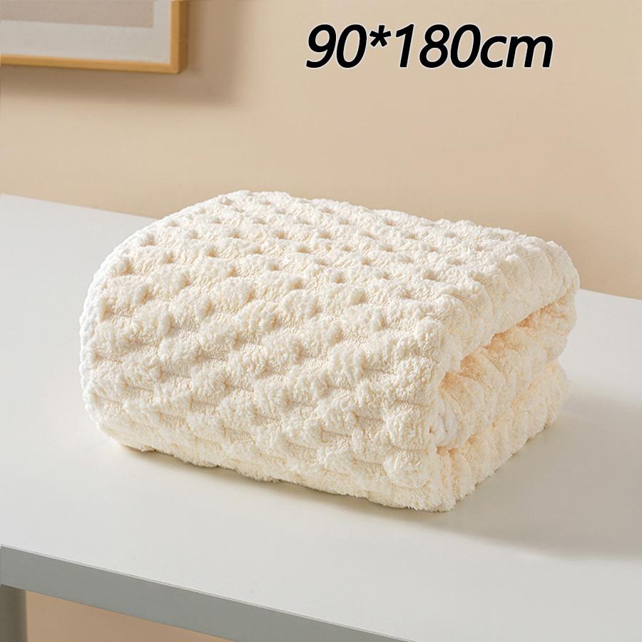 1 Pcs Large coral fleece bath towel, 90*180cm/70*140cm towel, light, soft and comfortable, absorbent and quick drying