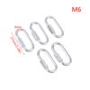 M3.5/4/6/8/10 Verbindehaken Edelstahl Verbindungsring Schnelles Kettenglied Schiene Bergsteigen Karabiner Schnallen