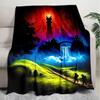 1PC The Lord of the Rings blanket, all-season lightweight home office outdoor nap multifunctional blanket, Christmas gifts