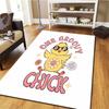 Retro Groovy Chick Carpet Rug For Living Room Bedroom Home Sofa Decoration Kids Play Nonslip Floor Mat