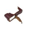 kinokoo OLYMPUS E-M10 Mark IV Half Case, Genuine Leather (Coffee)