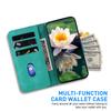 For Oppo Reno12 Pro 5G (Global) Stand Case Lotus Imprint Leather Wallet Phone Cover