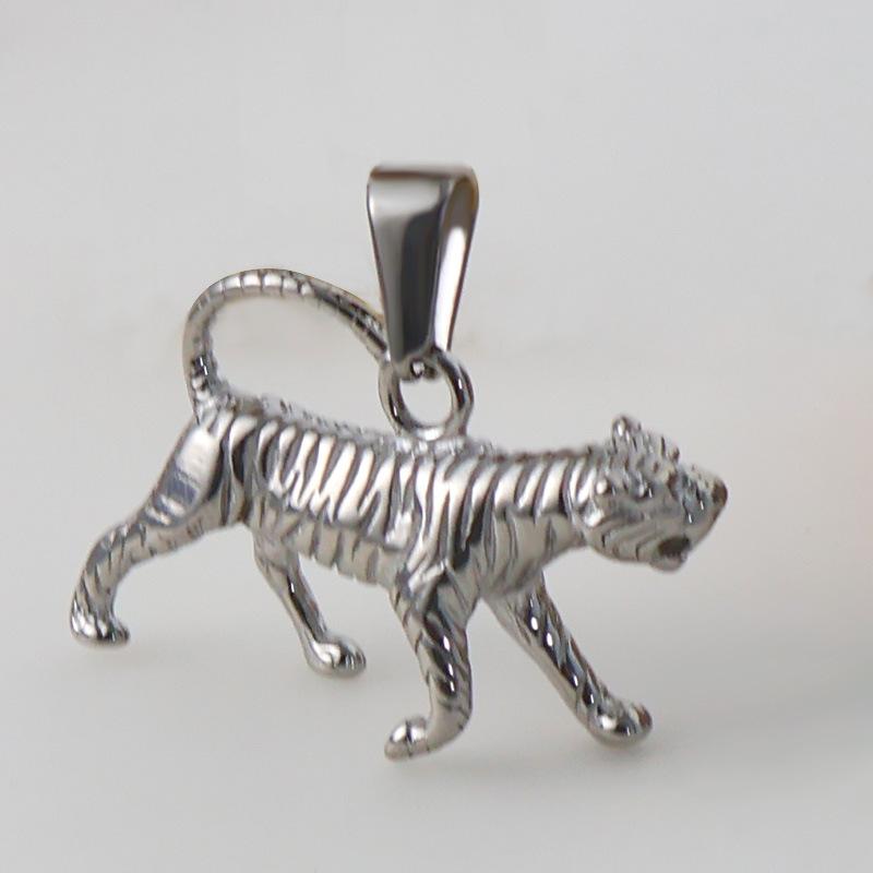 Stainless Steel Unicorn Tiger Horse Pendant For Diy Personalized Animal Necklace Bracelet Charms Jewelry Making Accessories