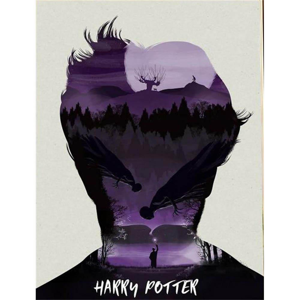 Harry Potter Sale Round Artificial Pattern Printed Hogwarts School Mosaic Diamond Painting Art Stitch 5d New 2026 Big Size