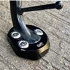 Diabolus RB0155 Diablo Custom Works Stand Pad for Rebel 300 & 500/ Black Stand Plate for Honda Rebel 250/500/ Black