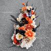 Autumn Color Artificial Flower Ball for Wedding and Event Decorations