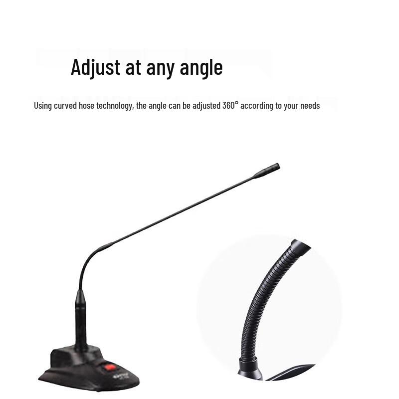 Runpu RP-YX830A Desktop Gooseneck Wired Conference Microphone (CN version)
