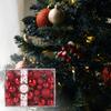 42 Stück Kreatives Weihnachtskugeln-Set Bunte Weihnachtsbaum-Anhänger Foto-Requisiten