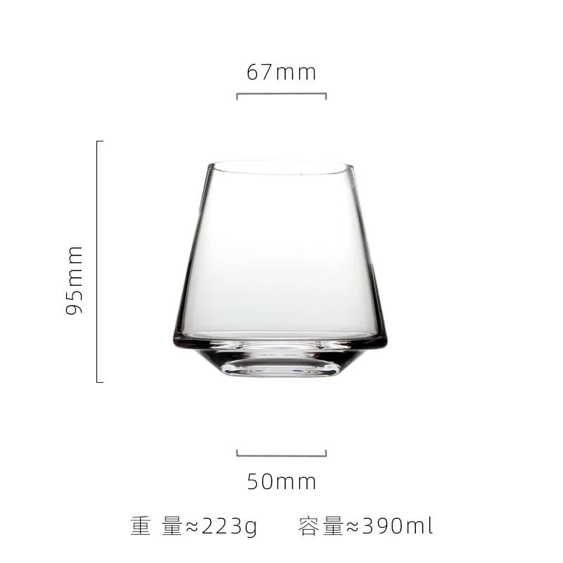 Nordic Light Luxury Golden Wine Glasses Burgundy Glass Goblets Home Whiskey Glasses Barware Showroom Wine Cabinet Decoration