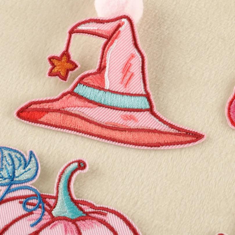 Halloween Hand Sewing On Patches Embroidery Patch Iron On Stick On Badge For Bag Clothing Accessories DIY Repair Hot Selling
