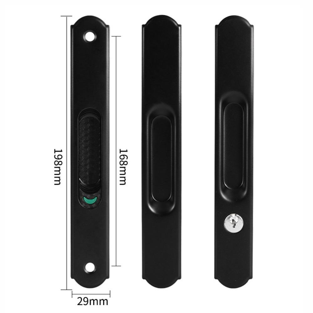 Invisible Sliding Door Lock Durable Handle Lock Durable Window Latch  Sliding Window
