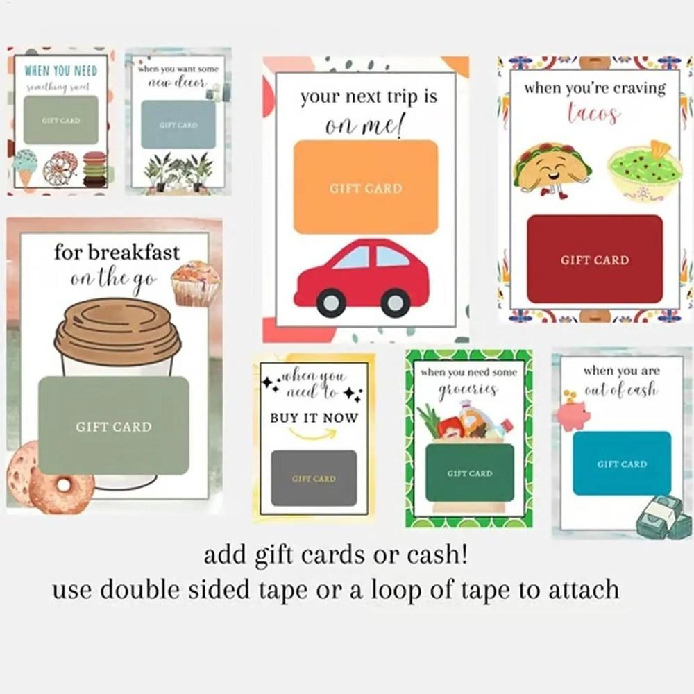 Spiral-Bound Christmas Gift Card Book Festival Christmas Gifts for Teenagers Greeting Cards Holder Greeting Card Organizer