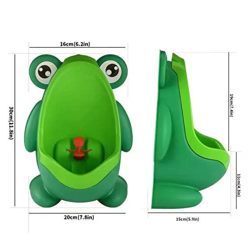 Frog Potty Training For Boys With Fun Target Game, Wall-Mounted Pee Trainer For Easy & Clean Learning