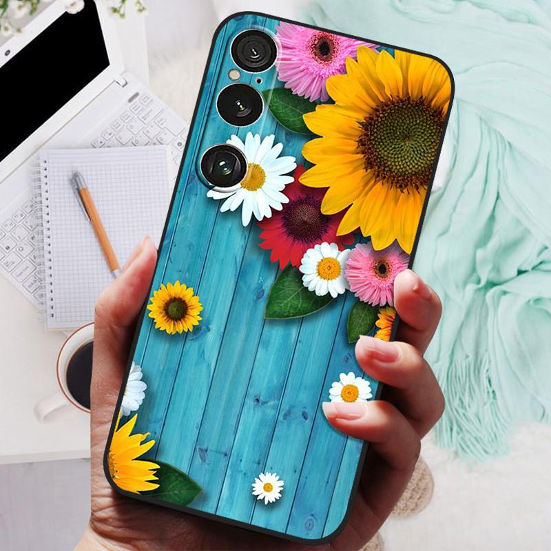 For Sony Xperia 1 VI Case Animals Soft Silicone TPU Back Cover Phone Cases For Sony Xperia1 VI Protective Bumper Shockproof Capa