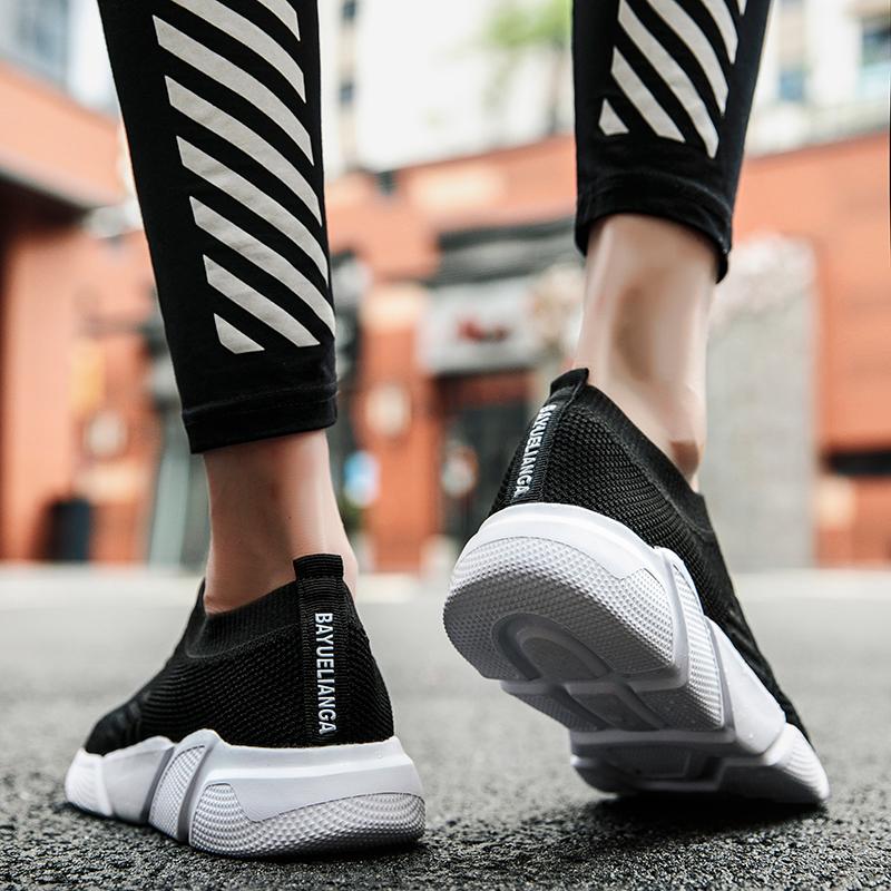Large Size Couple's Anti Slip Wear-resistant Breathable Fashion Socks Outdoor Sports Shoes Casual Shoes One Foot Push