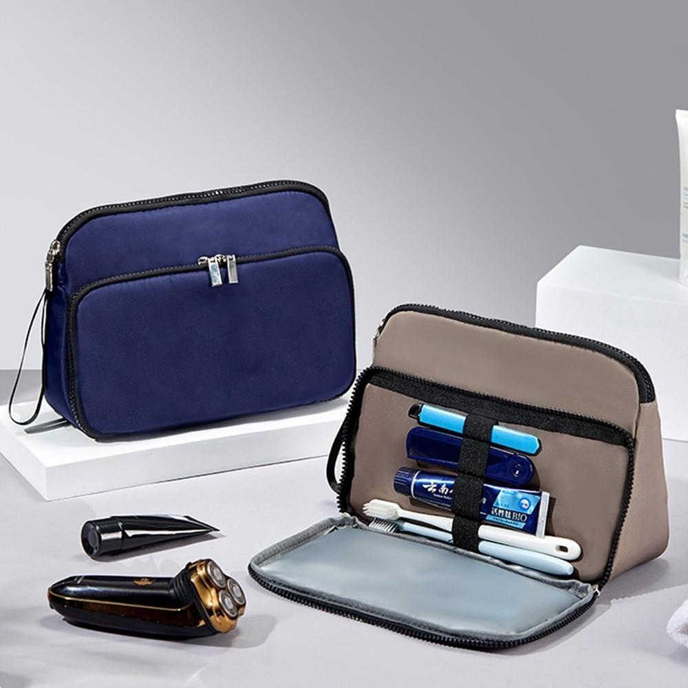 Dry Wet Separation Travel Toiletry Organizer Double-layer Sundries Storage Bag Travel