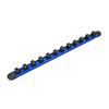 Magnetic Socket Holder Rails With Adjustable Clip For 1/4 3/8 1/2 Inch Sockets Organizer Tool Wall Storage Easy Access