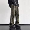 Charge Pants Men's Autumn and Winter American Paratrooper Pants Fleece Tide Brand Loose Straight Hiking Pants Tooling Casual Trousers