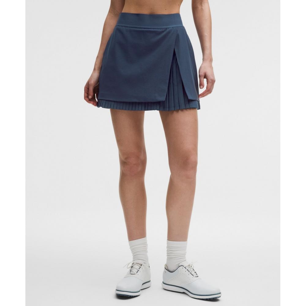 Lullulemon Water Repellent Pleated High-Rise Golf Skirt Clbl