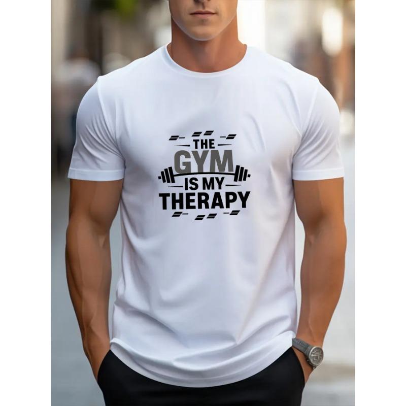 2025 Men's GYM Graphic T-shirts Plus Size Men's Clothing Quick-drying O-neck Short Sleeve T-shirt Breathable Daily Man T Shirts