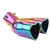 Universal Heart Shaped Car Exhaust Tail Pipe Muffler 63 Mm Heart Edge Car Stainless Steel Outlet Muffler Tip Pipe