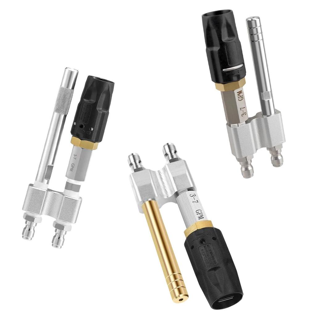 Twist Nozzle Quick Connect Rotate Spray Pattern Downstream Soft Wash Nozzle