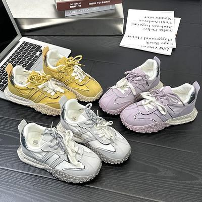 9 Inner Height-increasing Platform Shoes Spring and Summer New Dad Shoes Fashionable Mango Sole Casual Jogging Shoes Light Luxury