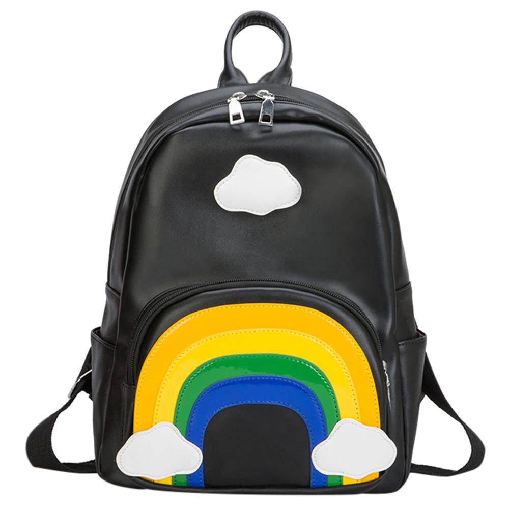 Cute Balloons Shoulder Backpack Messenger Crossbody Laptop Bag Student Bookbags for Kid Girls Boys