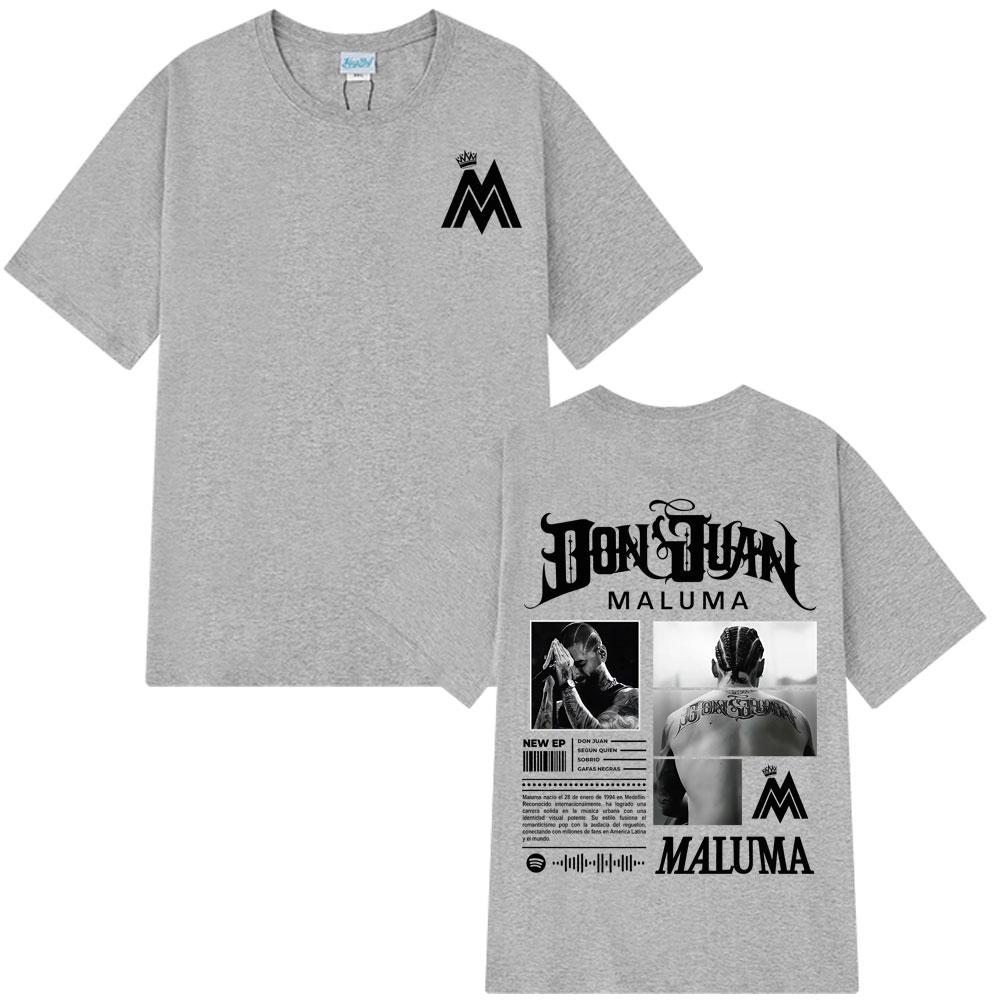 2025 Rap Album Graphic T-shirt, Men's Hip-hop Fashion Retro Short-sleeved T-shirt 100% Pure Cotton Oversized T-shirt Streetwear