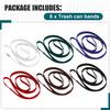 Riakrum 6 Pieces Trash Can Rubber Bands, Suitable for 60-98 Gallon Trash Cans,Perimeter from 102 Inches to 150 Inches Large Multi-functional Rubber