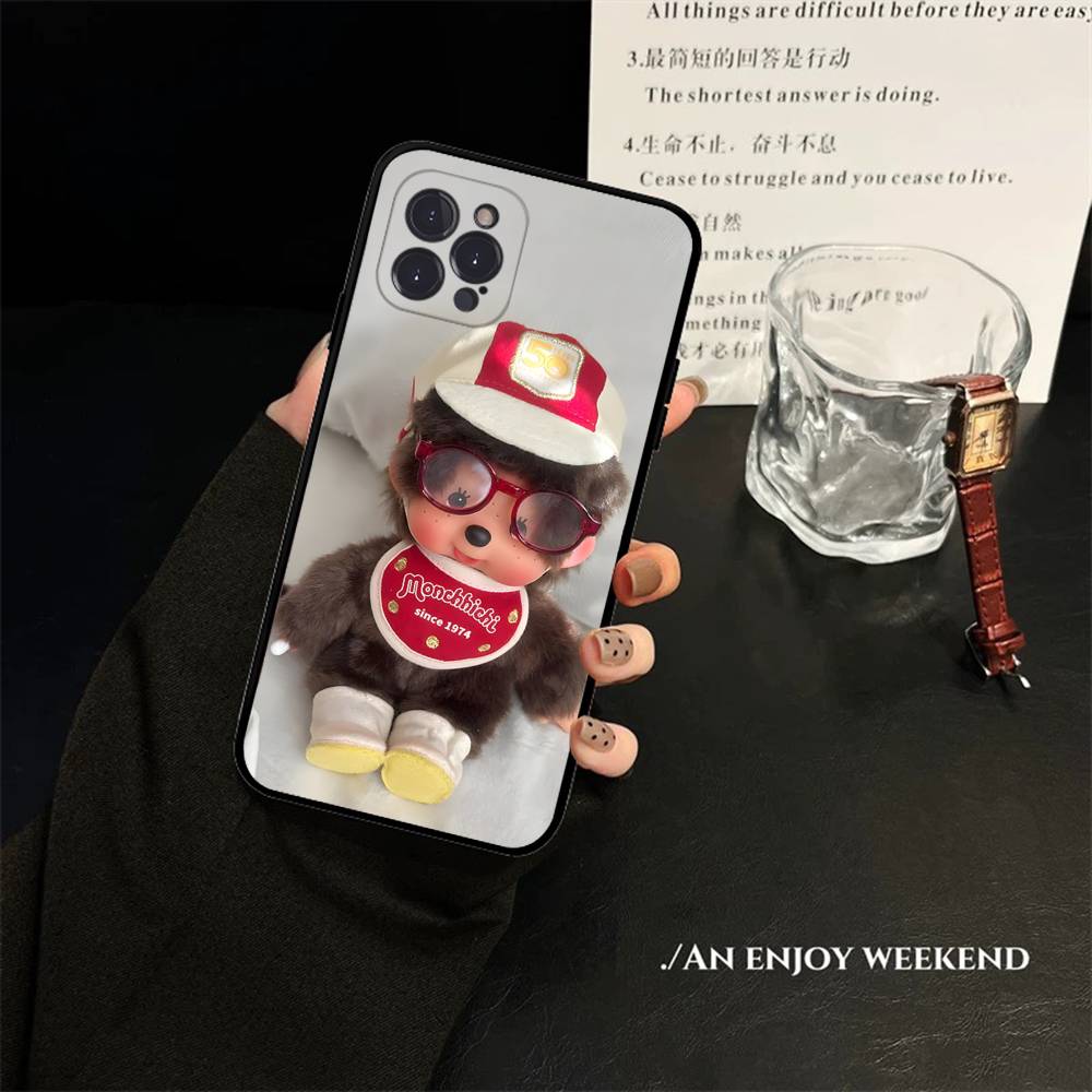 

Cute M-Monchhichis Phone Case For IPhone 14 Plus 13 Mini 11 16 15 17 Pro Max Protection Shockproof iPhone 12