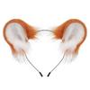Handmade Plush Mouse Ears Headband With Tail Set Cosplay Animal Ear Costume Accessory Halloween Party