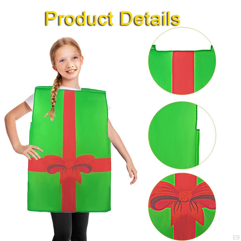 Christmas Gift Box Costume Creative Holiday Accessories for Party