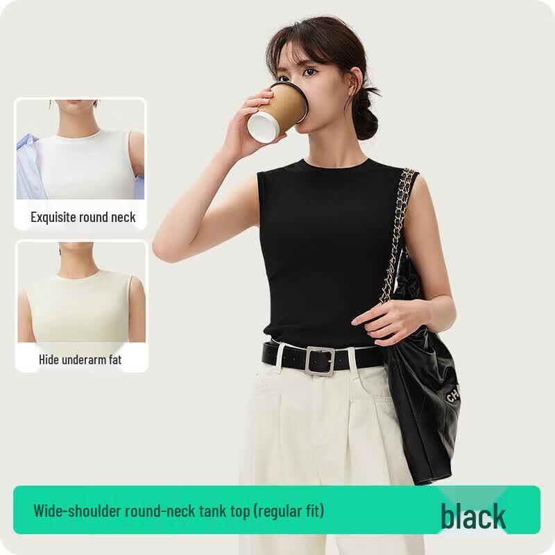 Women s Ribbed Modal Blend Sleeveless Camisole Top M