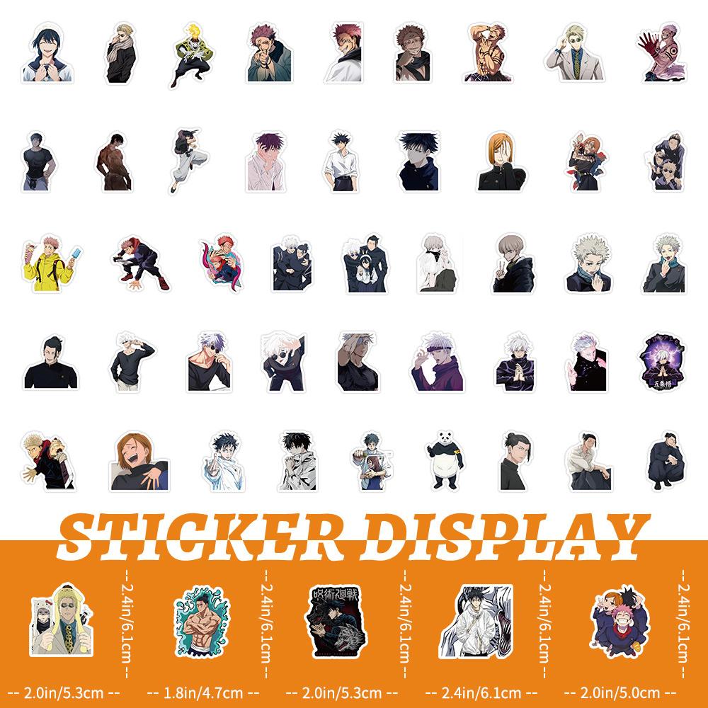 10/30/50/100pcs Japanese Anime Jujutsu Kaisen Graffiti Stickers Cool Gojo Satoru Manga Decals Cool Cartoon Sticker Toys