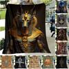 1 Stück Altägyptische Wandmalereien, Wikinger, Anubis Decke, Ganzjahres leichte Heim-Büro Außen Nickerchen Multifunktionale Decke