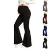 Maternity Yoga Pants, With A Belly Pocket, Stretchy Wide-leg Work/casual Pants, Maternity Loungewear Pants