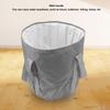 Foldable Foot Tub Polyester Double Layer Collapsible Camping Bucket with Storage Bag for Outdoor