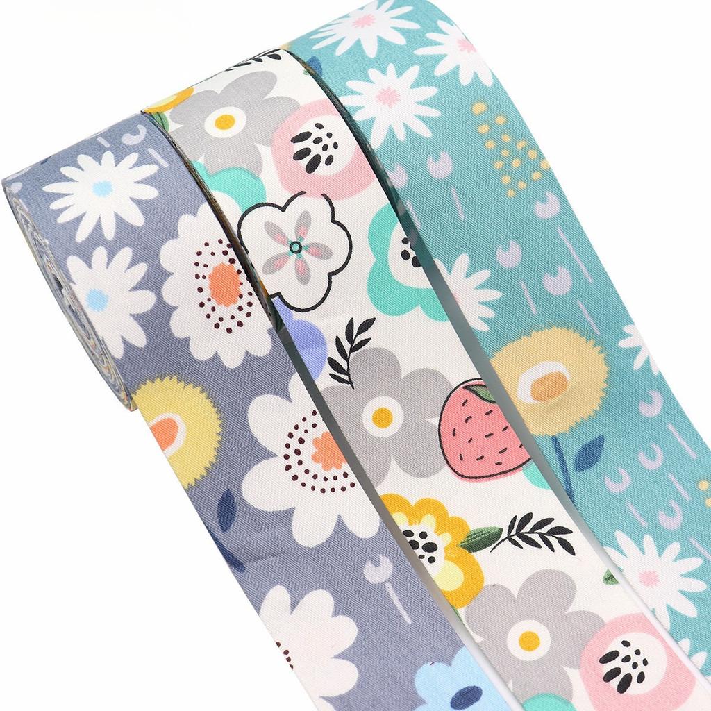 Printed Satin Ribbon for DIY Hair Bows Crafting Hair Accessories and Sewing Decorations