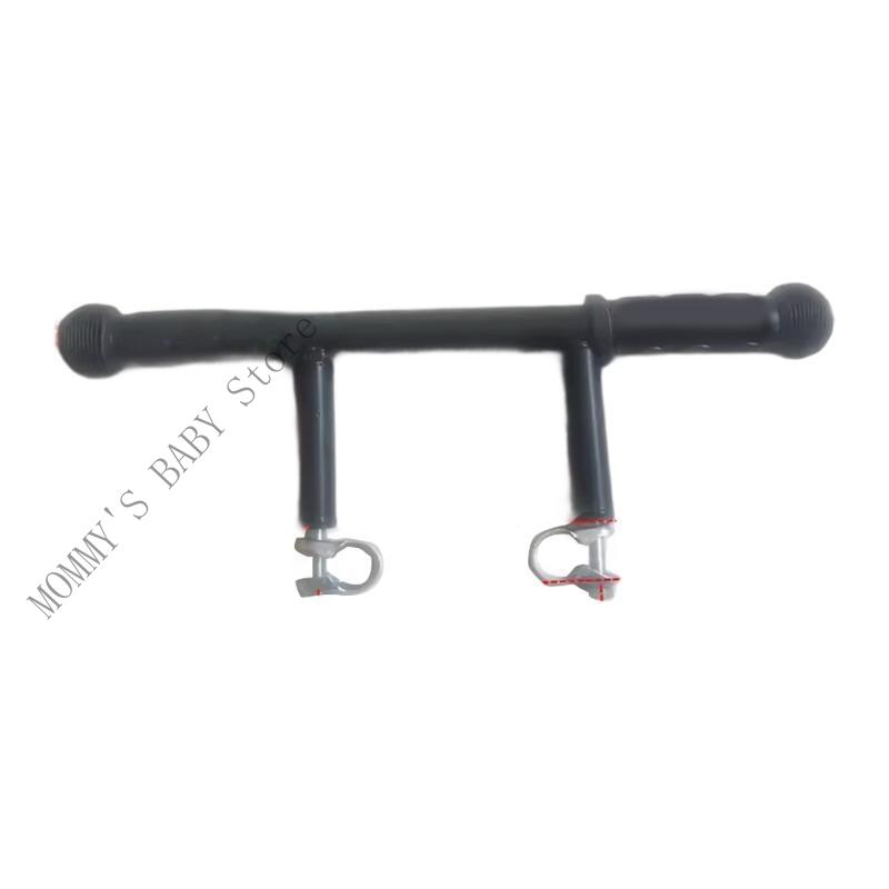 H3CD Baby Carriage Cart Handle Extender Practical Sturdy Double Tube Extension Bar