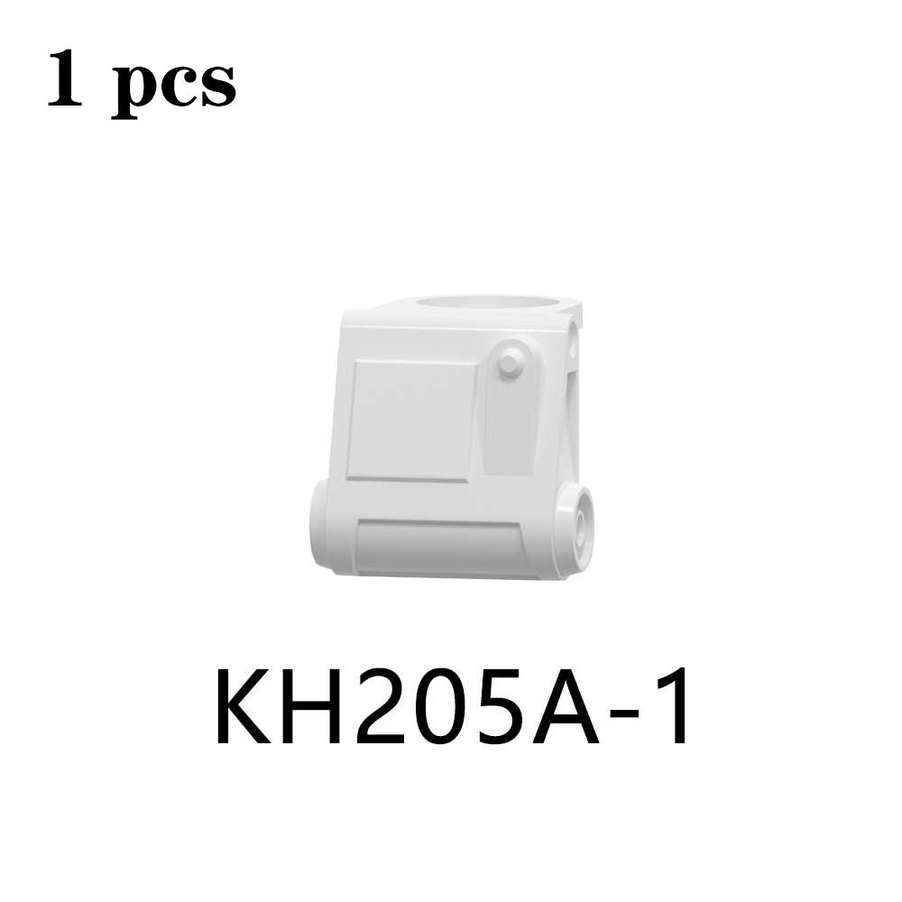 1pcs White Backpack Space Military War Sci-fi Movie Weapons Accessories Figure Building Blocks Educational Toy Children Boy Gift