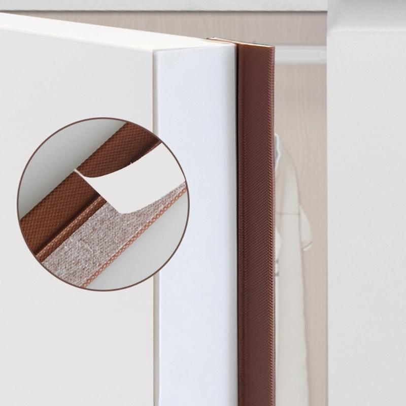 3 Meter Praktische Schranktür-Dichtungsleisten L-förmiges Design für Hohe Schalldämmung und Staubbeständigkeit