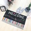 Entrance door carpet entry door floor mat silk ring foot mat