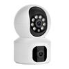 5G Dual-Lens Panoramic WiFi Surveillance Camera with Rotating HD Monitor